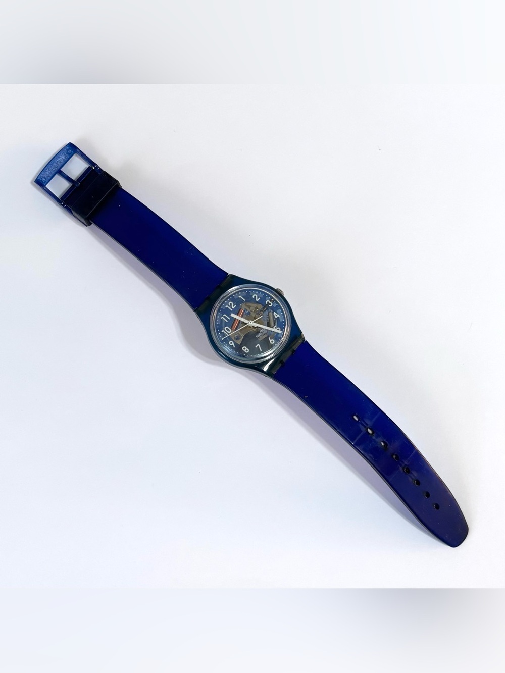 Vintage Swatch Swiss blue watch needs battery